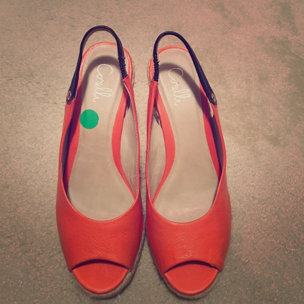 Leather wedges espadrilles REDUCED! ✂️✂️✂️