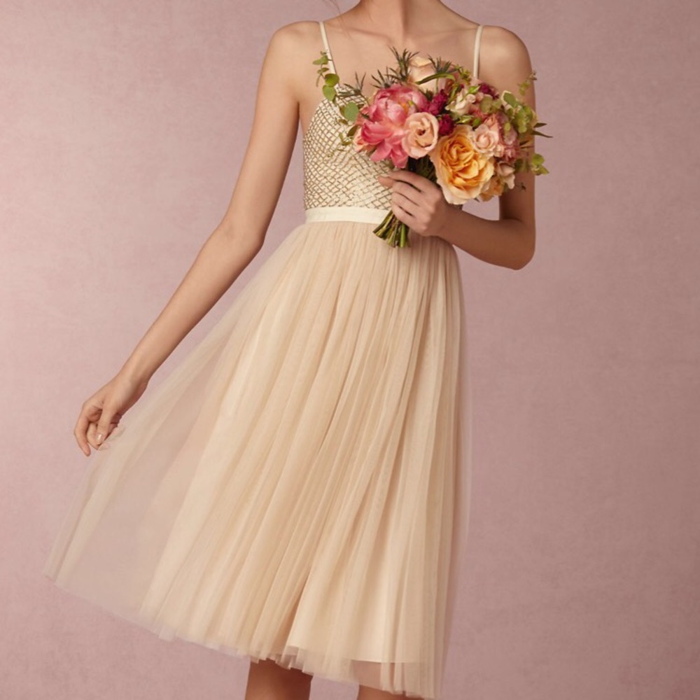 BHLDN Coppelia Dress Dusty Pink by Needle&Thread