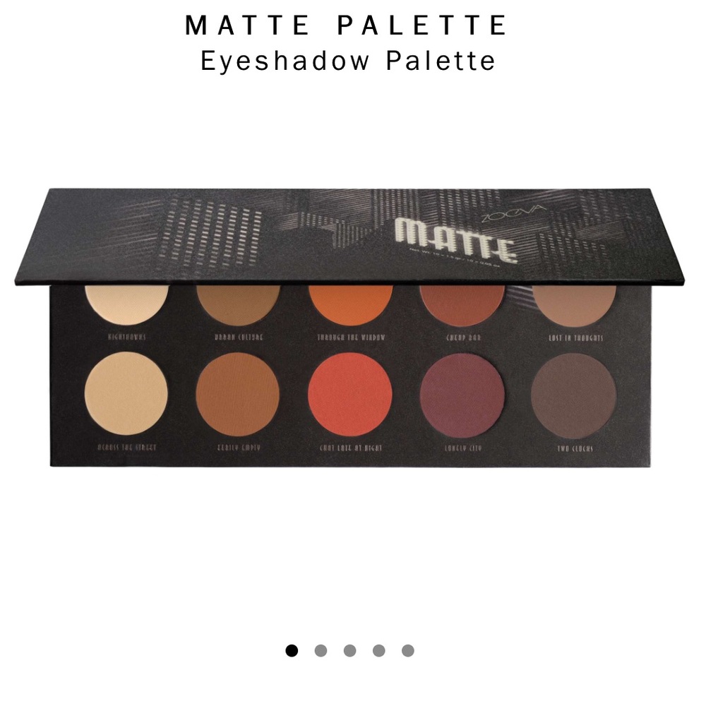 Zoeva warm matte eyeshadow palette