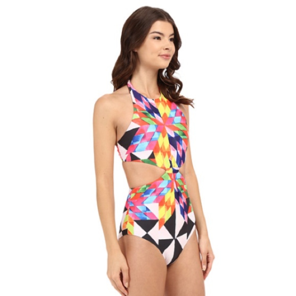 mara hoffman // reversible cutout one piece - Picture 4 of 5