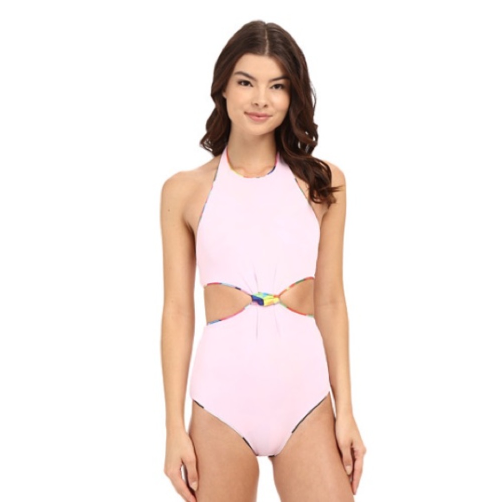 mara hoffman // reversible cutout one piece - Picture 5 of 5