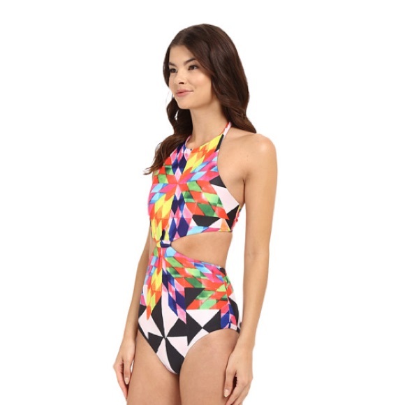 mara hoffman // reversible cutout one piece - Picture 2 of 5