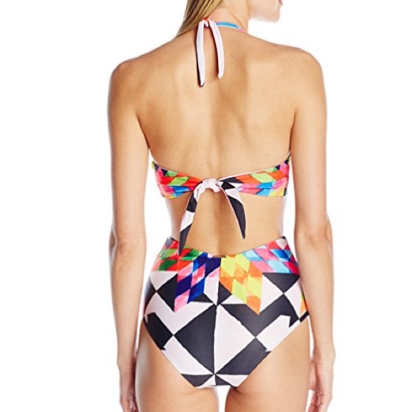 mara hoffman // reversible cutout one piece - Picture 3 of 5