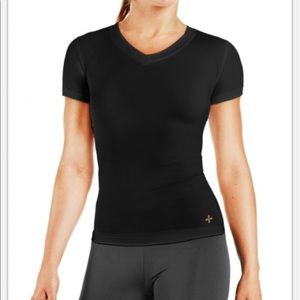 Women's Core Compression Short Sleeve V-Neck Shirt