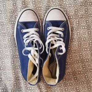 NEW Boys blue high top converse chucks size 3