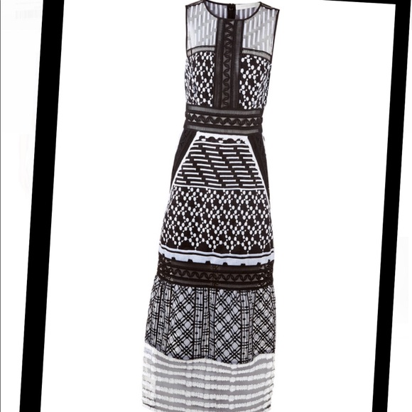 Jonathan Simkhai Embroidered Organza Mesh dress 4 - Picture 3 of 6