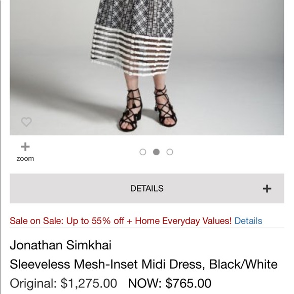 Jonathan Simkhai Embroidered Organza Mesh dress 4 - Picture 5 of 6