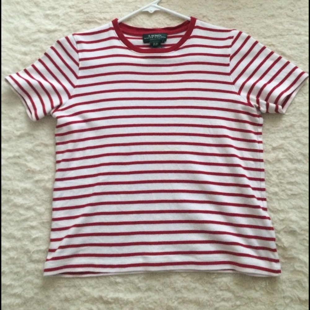 #66 Vintage Ralph Lauren Striped Tee