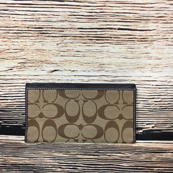 Coach Handbags - Coach signature monogram brown check book