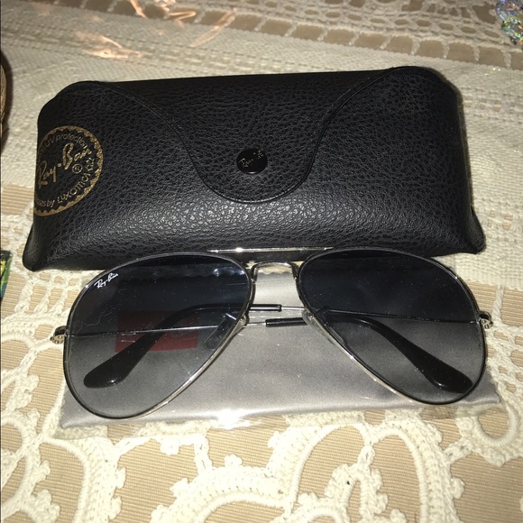 Brand New Silver Ray Ban Aviators