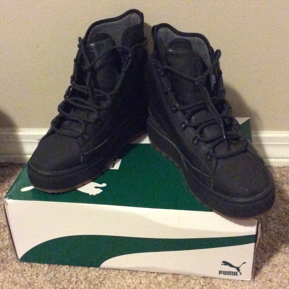 Black puma "The Ren Boot"