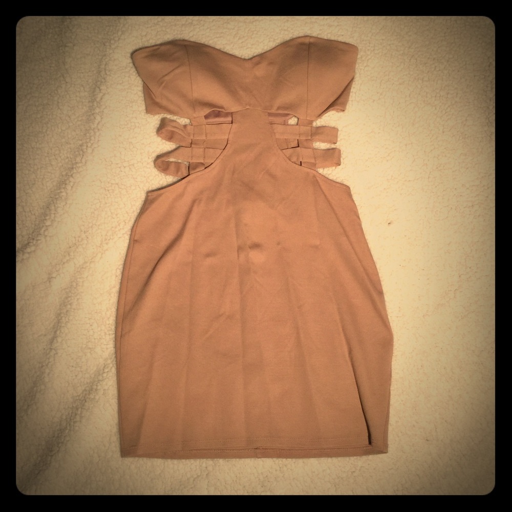 Sexy Nude color Dress