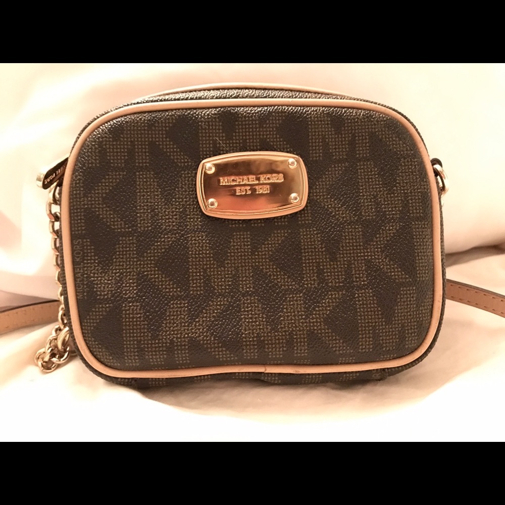 Small Brown Michael Kors Cross Body Purse