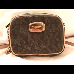 Small Brown Michael Kors Cross Body Purse
