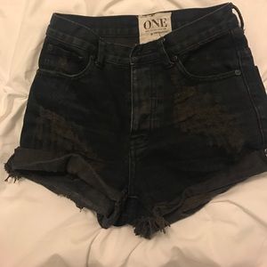 NWOT Hawk One Teaspoon High Waisted Size 23