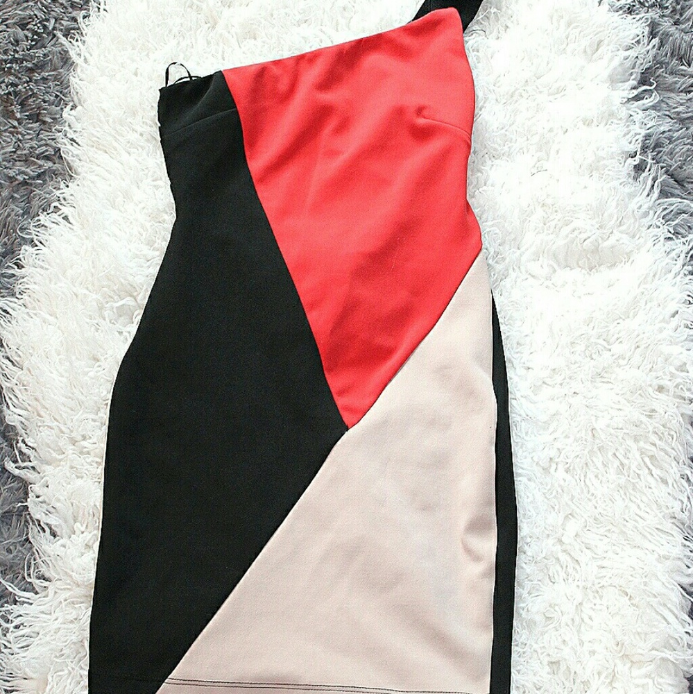 Miss Selfridge asymmetrical dress