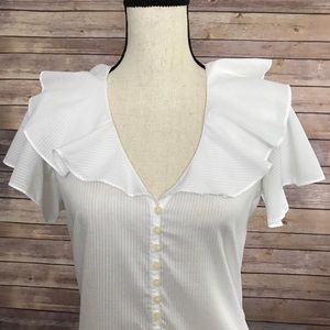 Lauren RL Ruffle Blouse