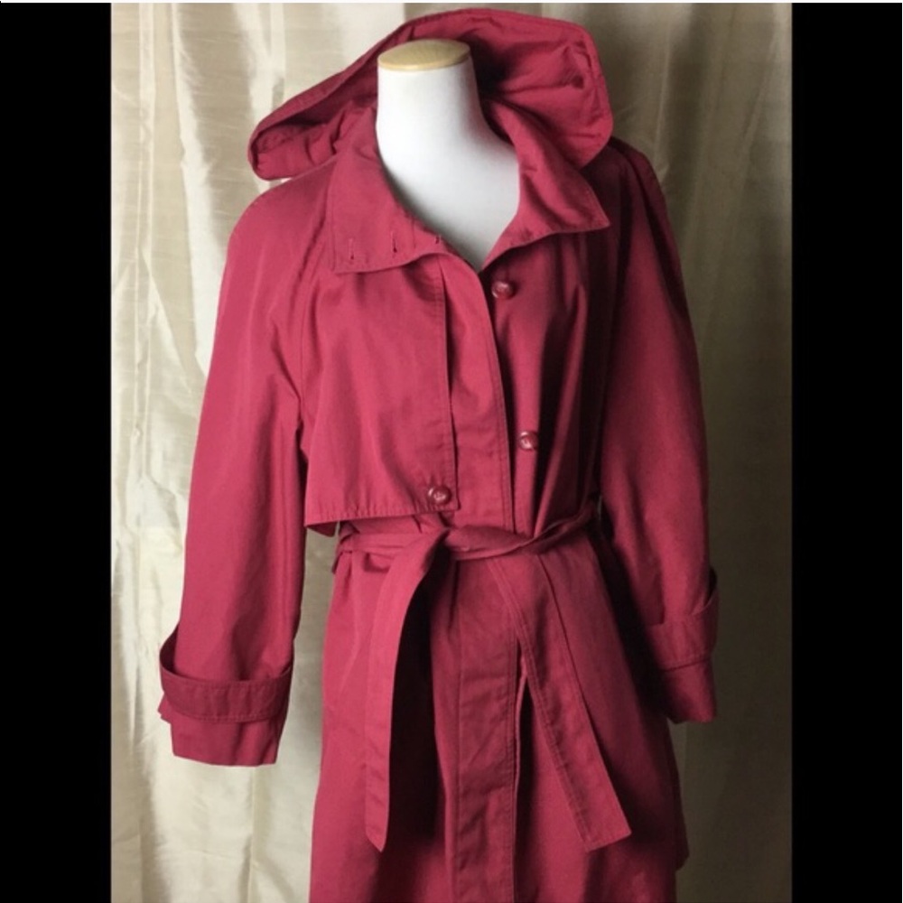 London fog trench coat size 14