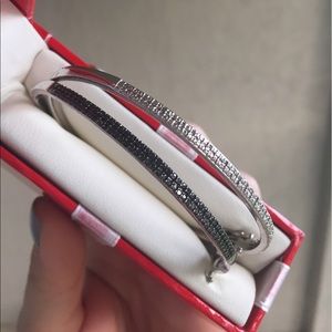 Dark & Light Diamond Bangles