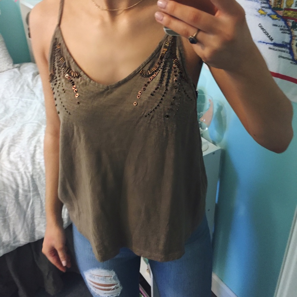 F21 Bronze Summer Racerback