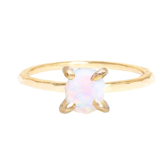 Sara Reynolds Jewelry Jewelry - Handmade Rough Opal 14k Gold Filled Ring