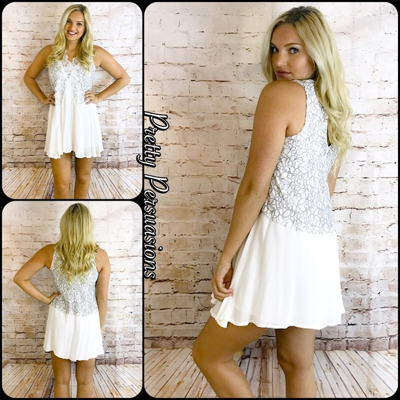 SALE‼️ NWT White Lace Secret Origins Dress Tunic - Picture 2 of 7