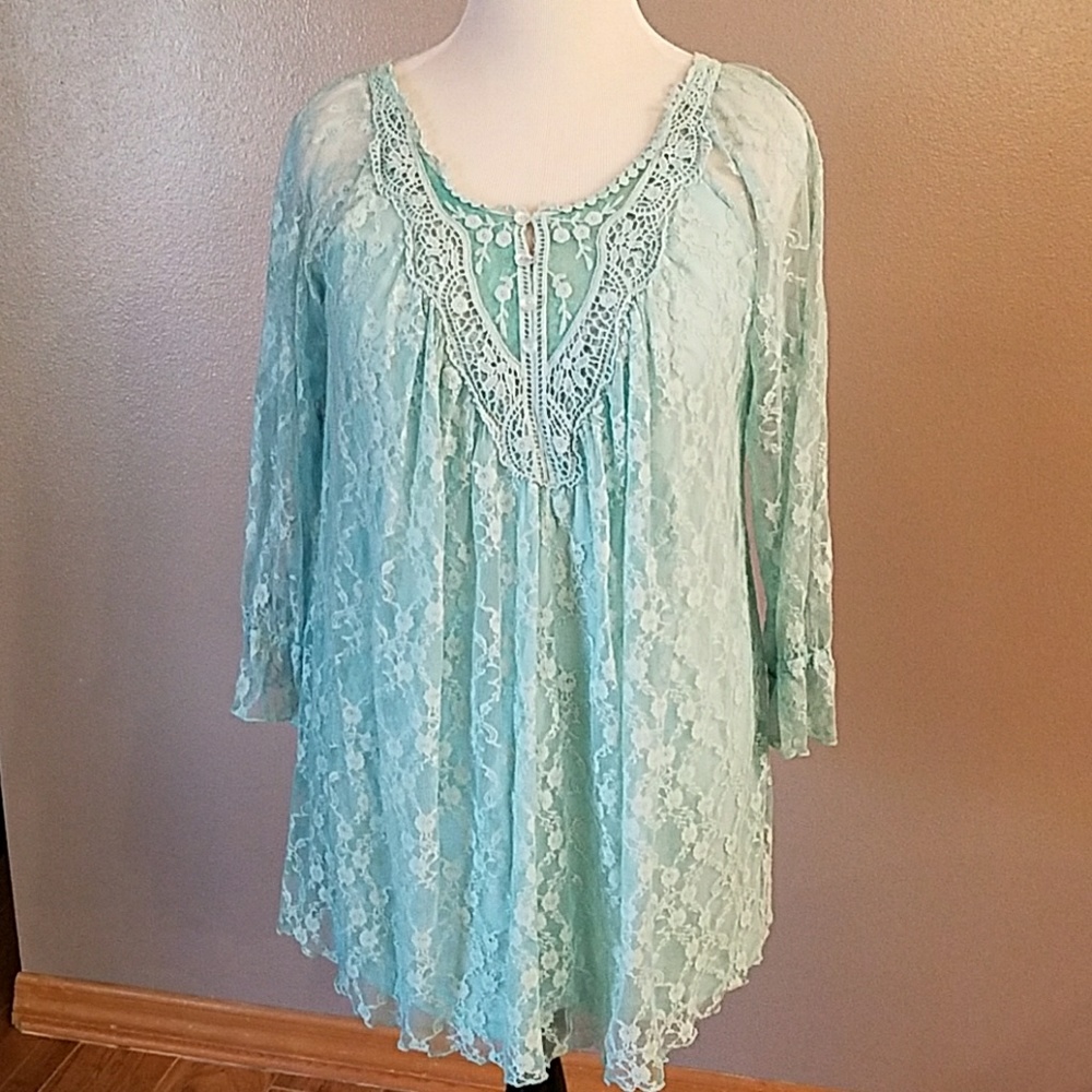 Lace tunic