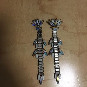 Dannijo Long Crystal Earrings
