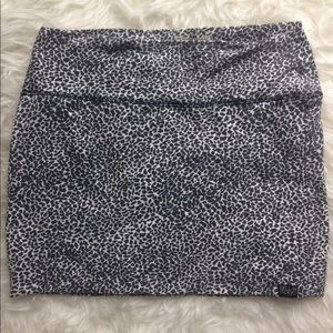 Billabong Designers Closet animal print mini skirt