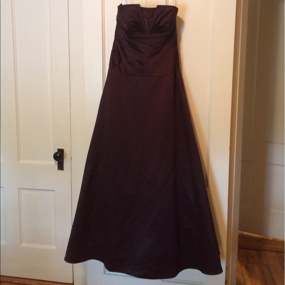 Brown bridesmaid dress