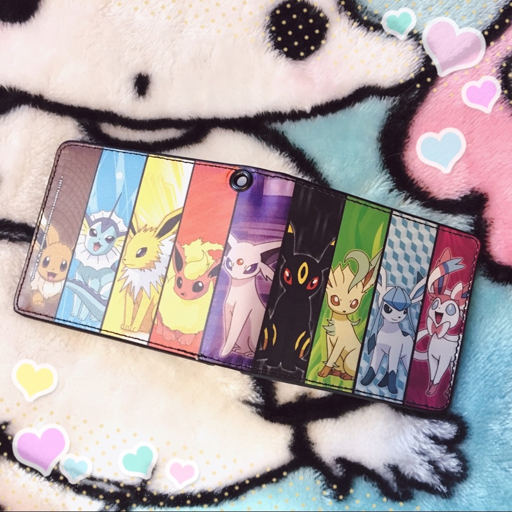 Pokemon Eeveelution Wallet Video Game Nintendo