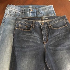 New York & Co Size 12 Tall Skinny Stretchy Jeans
