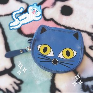 Kawaii Blue Cat Coin Purse Wallet