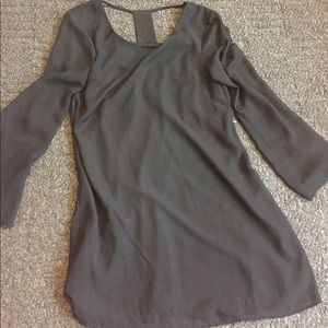 Classic LBD with sheer long sleeves