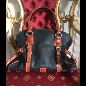DOONEY & BURKE "FLORENTINE" VACHETTA SATCHEL