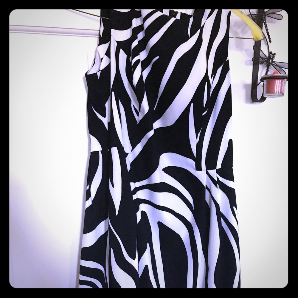 *SOLD*Zebra print dress