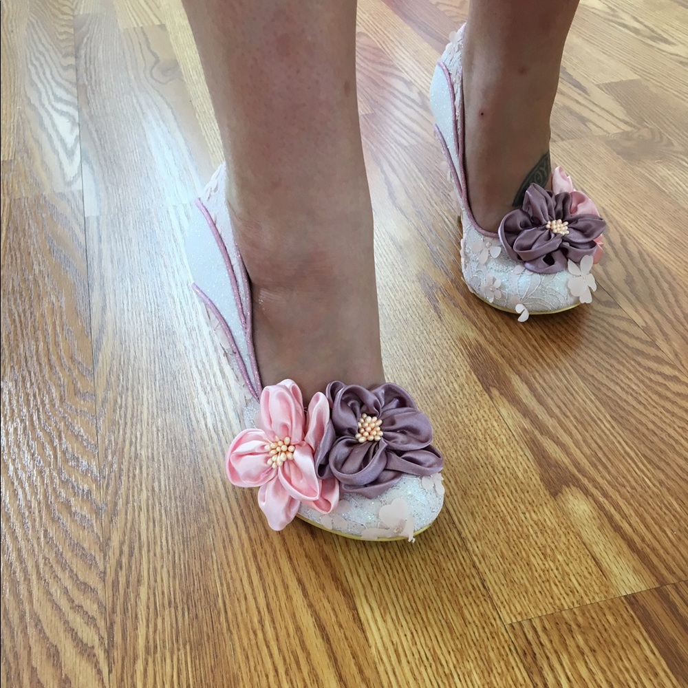 Irregular Choice Peach Melba shoes