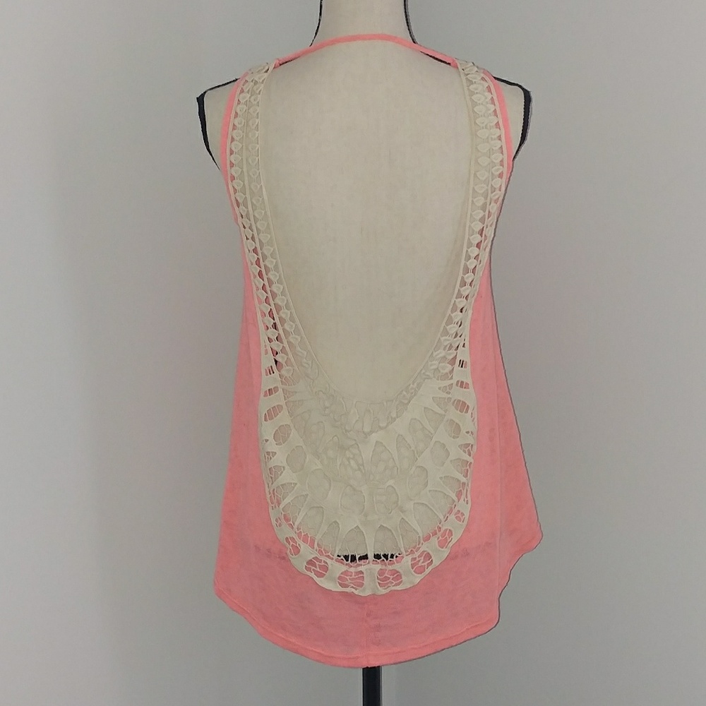 Dainty hooligan open back crochet top