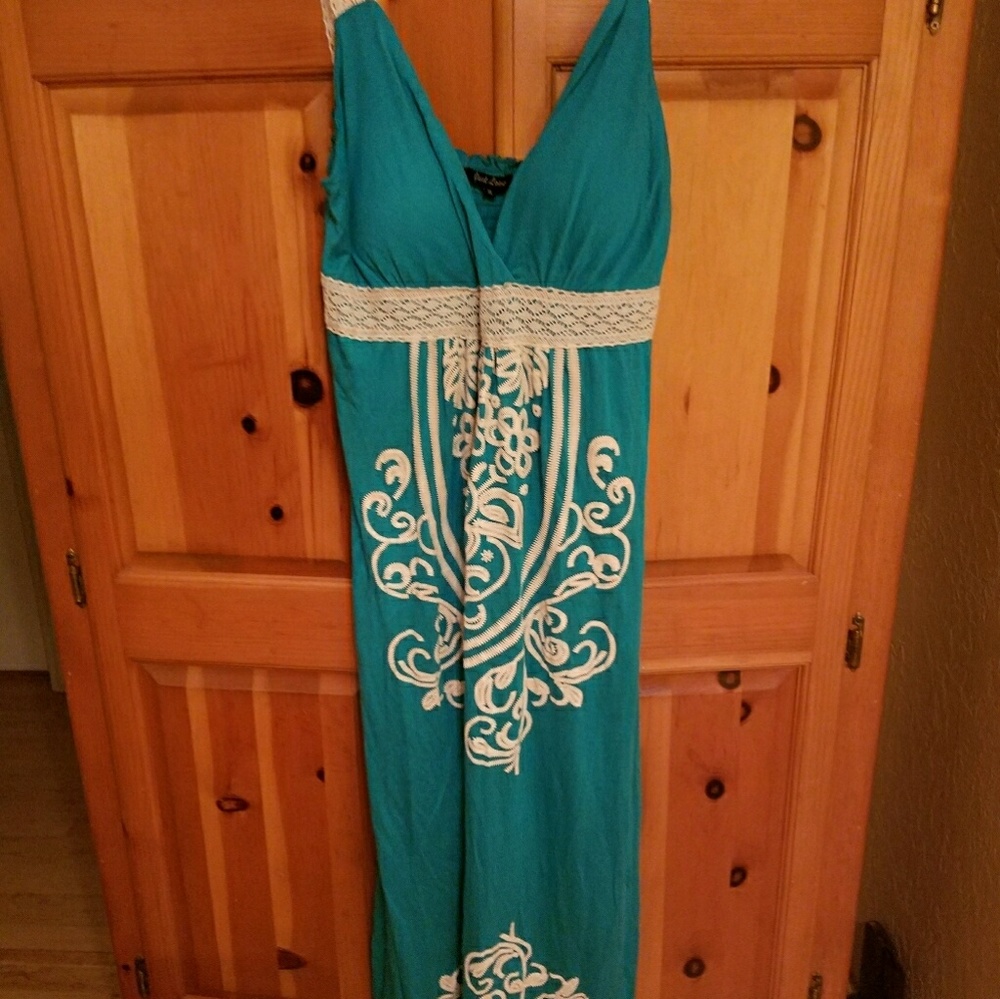 Turquoise sun dress