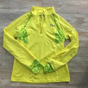 Neon Fila running Size M