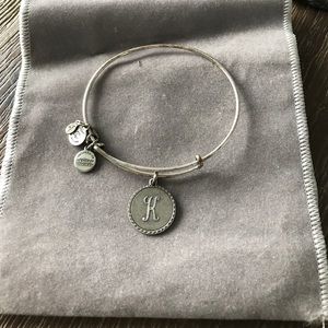 Alex and Ani silver charm bracelet