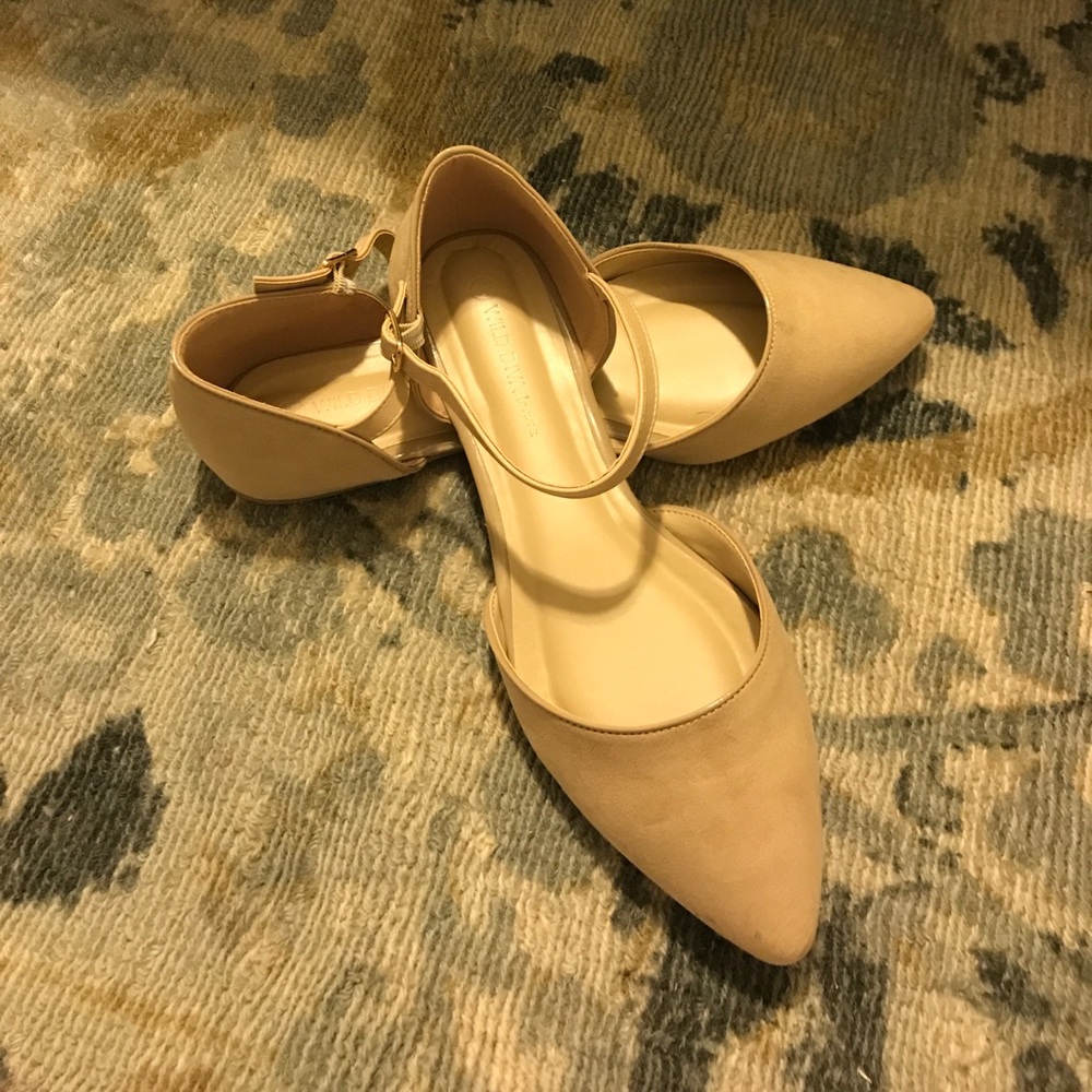New ankle strap flats