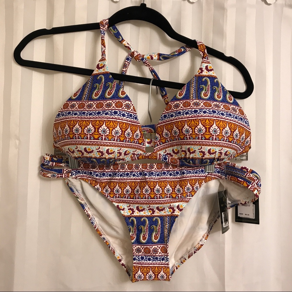 Moroccan Print Body Glove push-up bikini