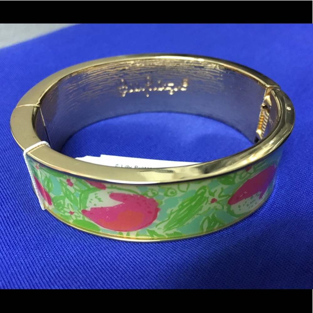 NWT Lilly Pulitzer Pink Lemonade Boca Bangle