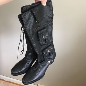 Black tall Seychelles boots