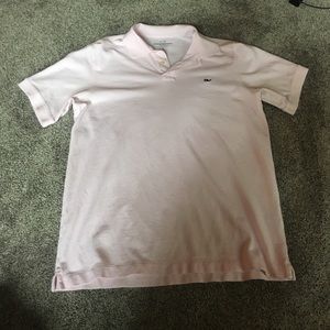 VINEYARD VINES Men's Pink Polo Shirt