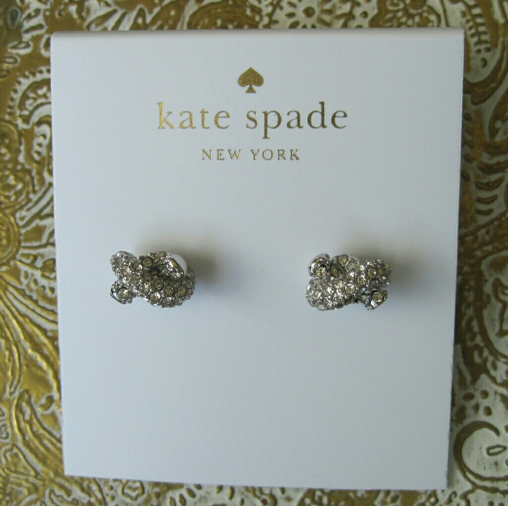 !PRICE DROP! Kate Spade Sailor Knot Pave Silver