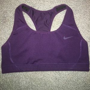 Grape purple Nike dri fit sports bra