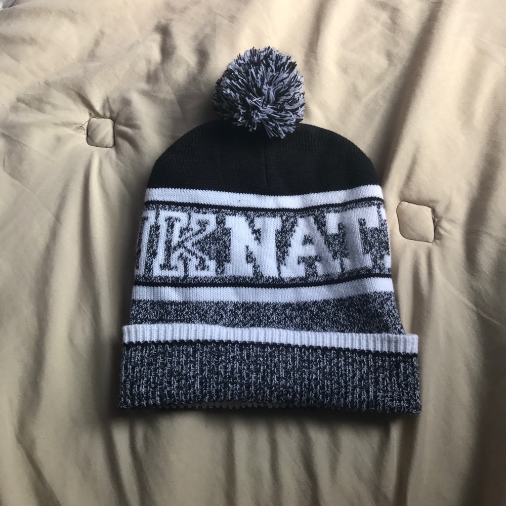 Black and White Pink Nation Hat