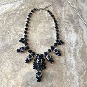Black and silver Charming Charlie necklace